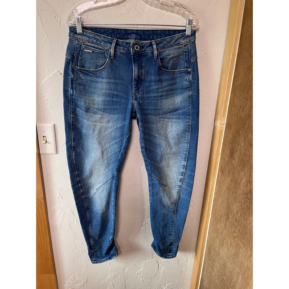 G-Star‎ Raw Arc 3D Low Boyfriend Jeans Blue Denim 27x30
